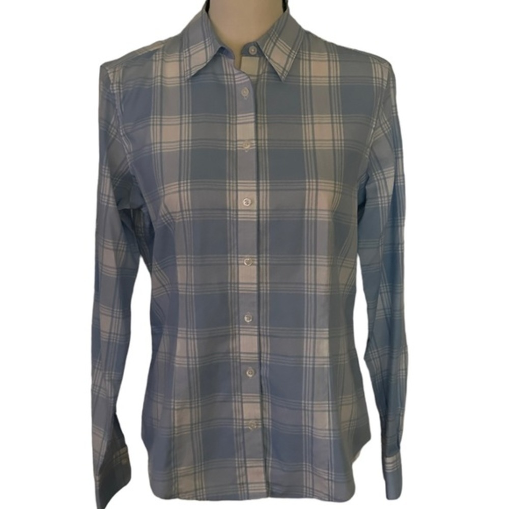 Brooks Brothers  size 6 button down plaid shirt 346